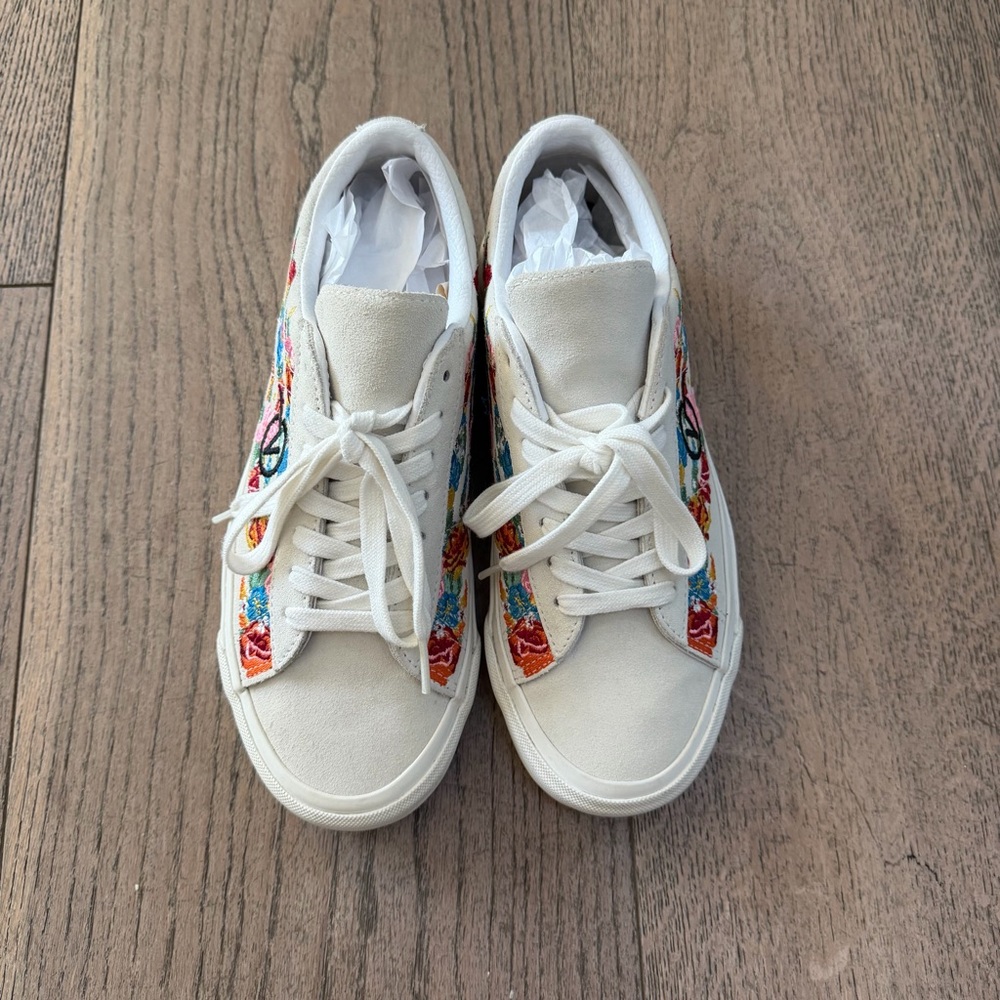 🌱 Vans RARE Sid DX ‘Anaheim Factory’ Boho Flowerflame Suede W8/M6.5 Nearly New - Picture 9 of 13